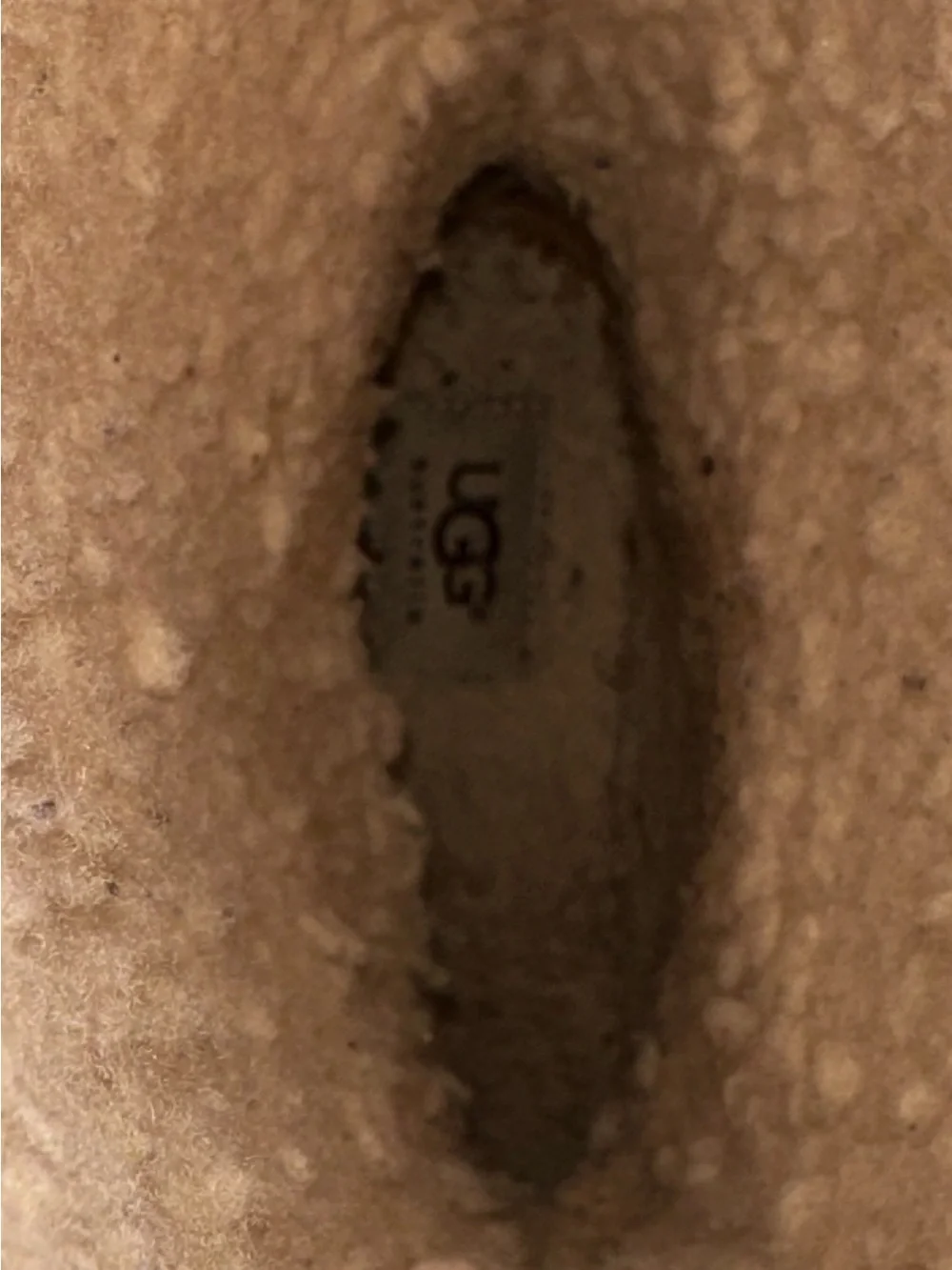 UGG Chestnut Shearling-Lined Slip-On Rain Boots